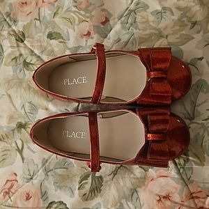Children's Place Red Dress shoes 10